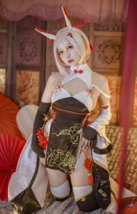 二佐Nisa – NO.204 碧蓝航线-绫波新春旗袍[27P-207MB]-蜜桃啵啵