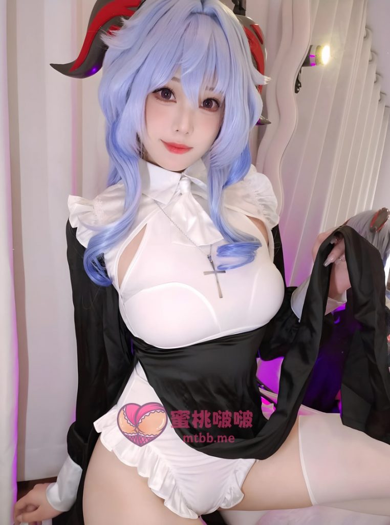 图片[1]-蜜汁猫裘 NO.126 原神 甘雨修女[39P-89MB]VIP-蜜桃啵啵